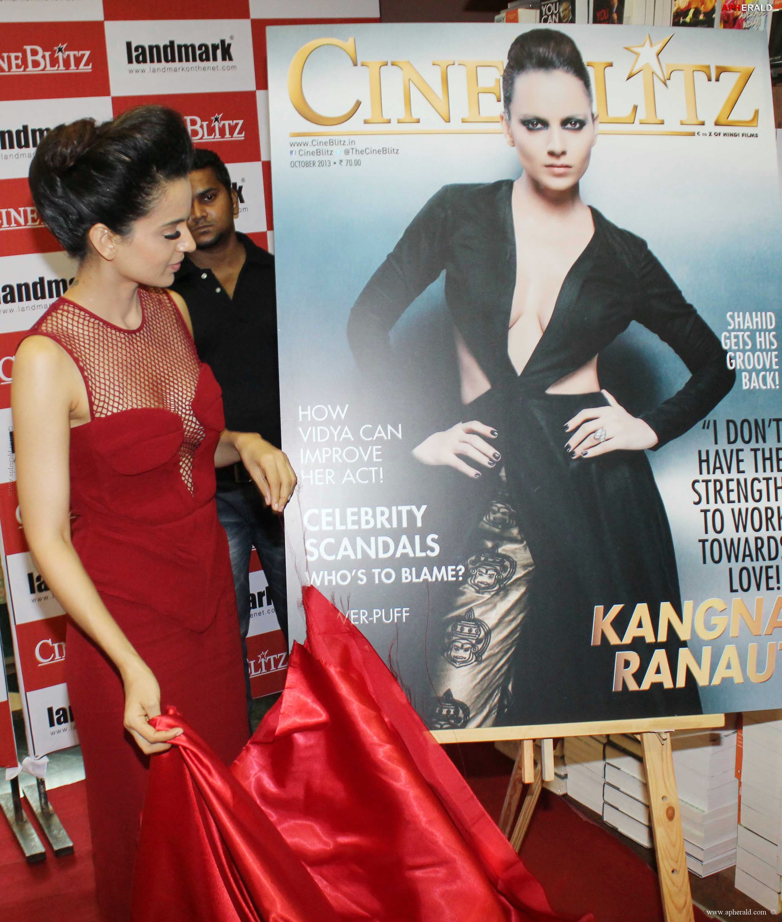 Kangna Ranaut Launch Issue Of Cineblitz