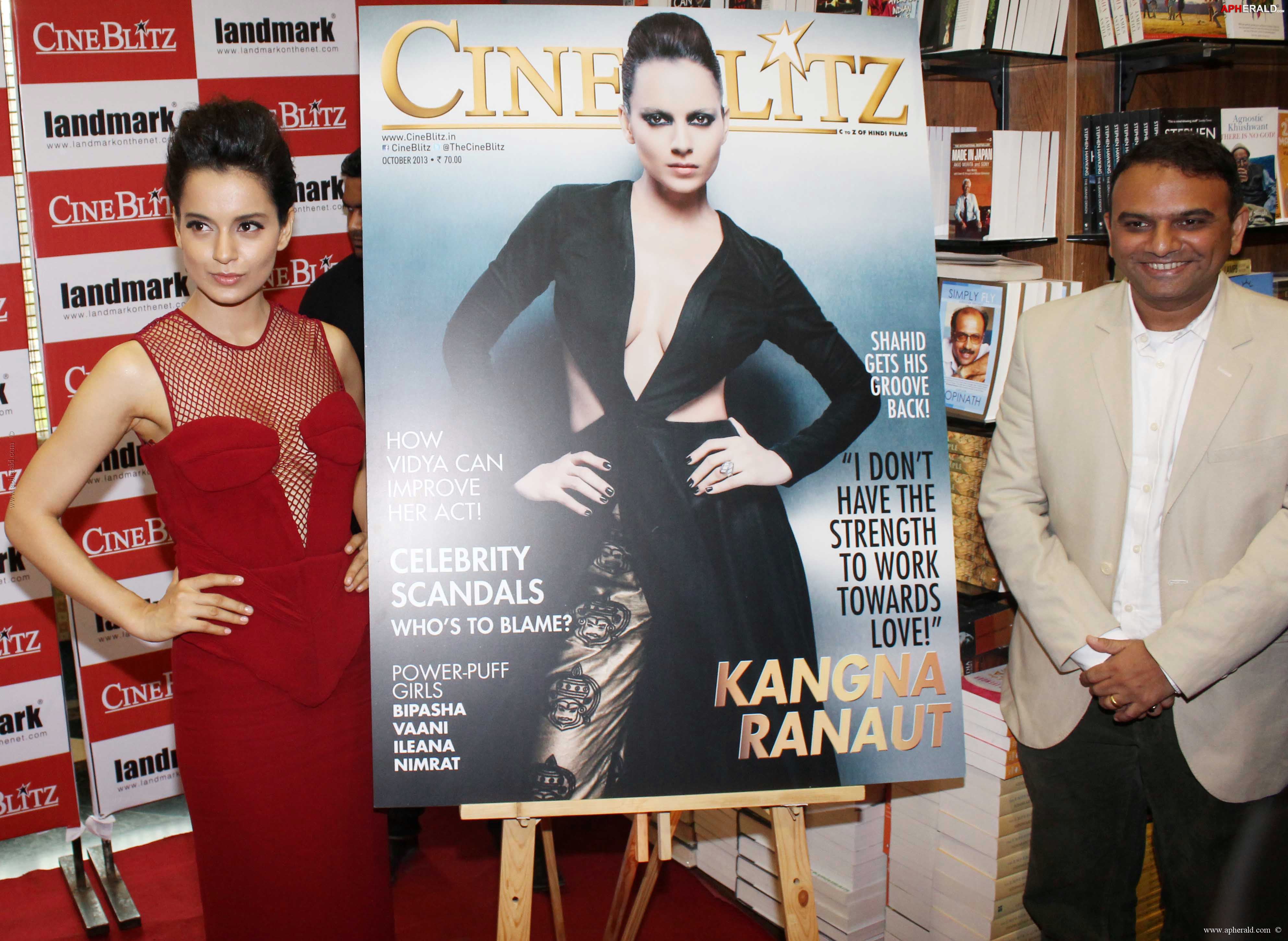 Kangna Ranaut Launch Issue Of Cineblitz