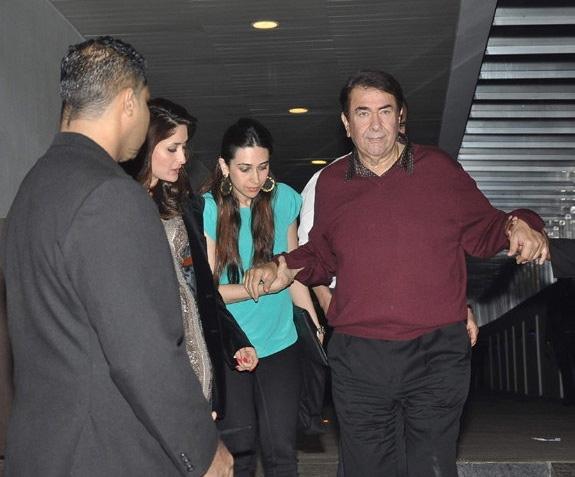 Kareena Karisma Celebrate Randhir Kapoors Birthday