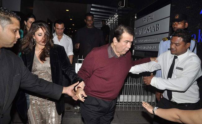 Kareena Karisma Celebrate Randhir Kapoors Birthday