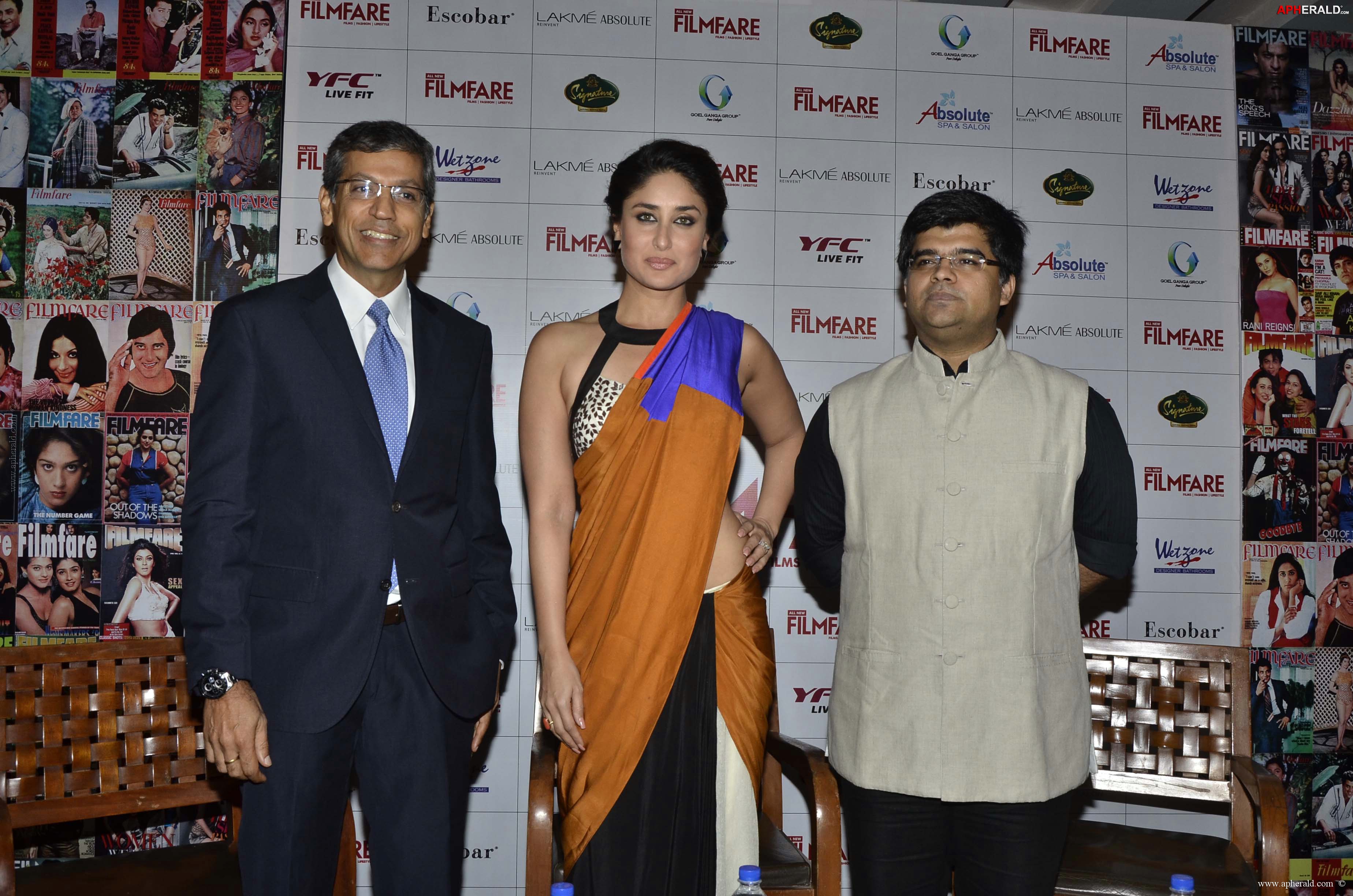 Kareena launches Filmfare makeover issue