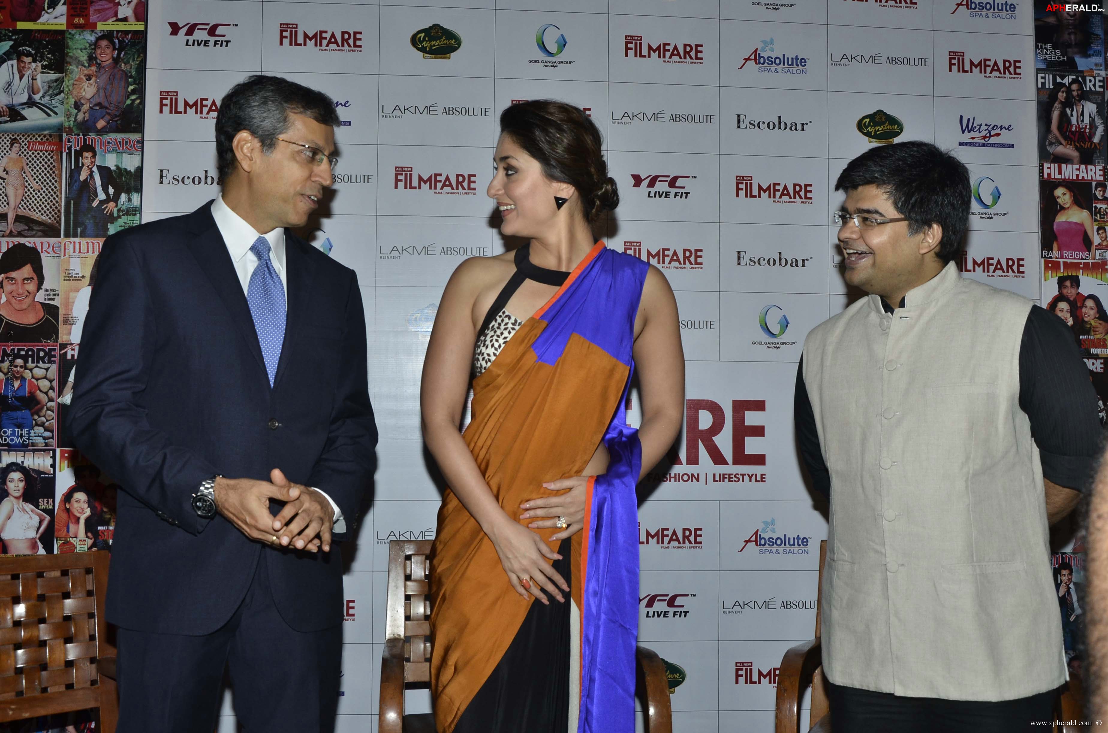 Kareena launches Filmfare makeover issue