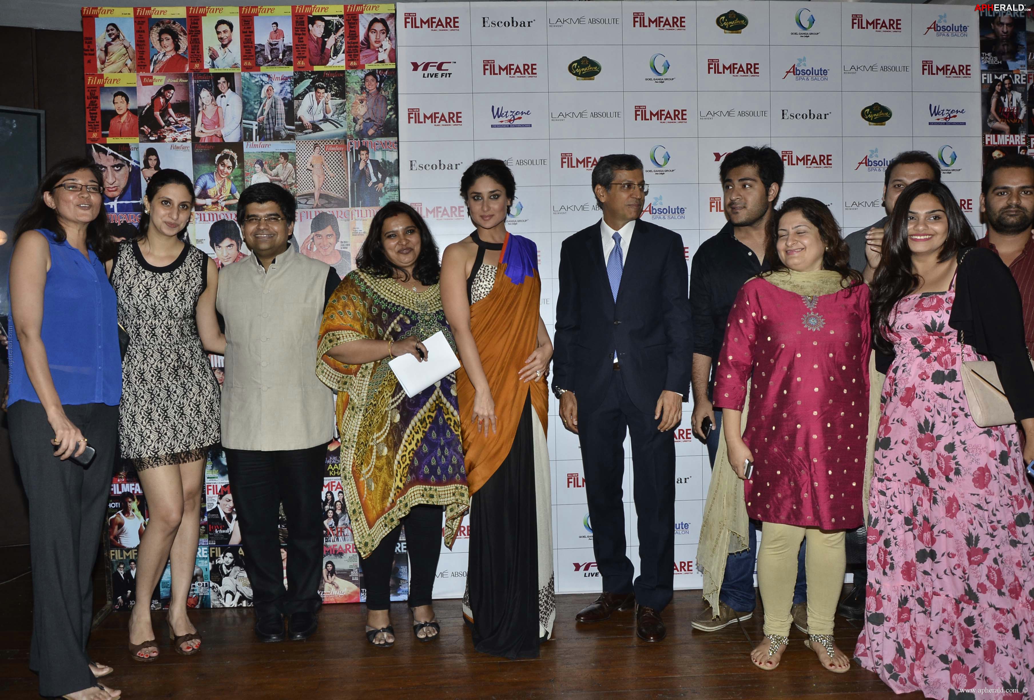 Kareena launches Filmfare makeover issue