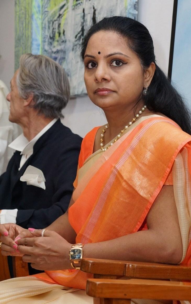 Kavitha Launches Kalakruti Art Gallery Book