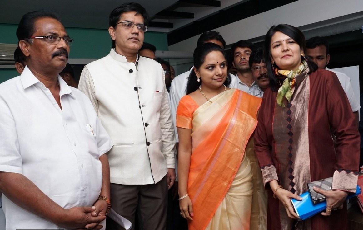 Kavitha Launches Kalakruti Art Gallery Book