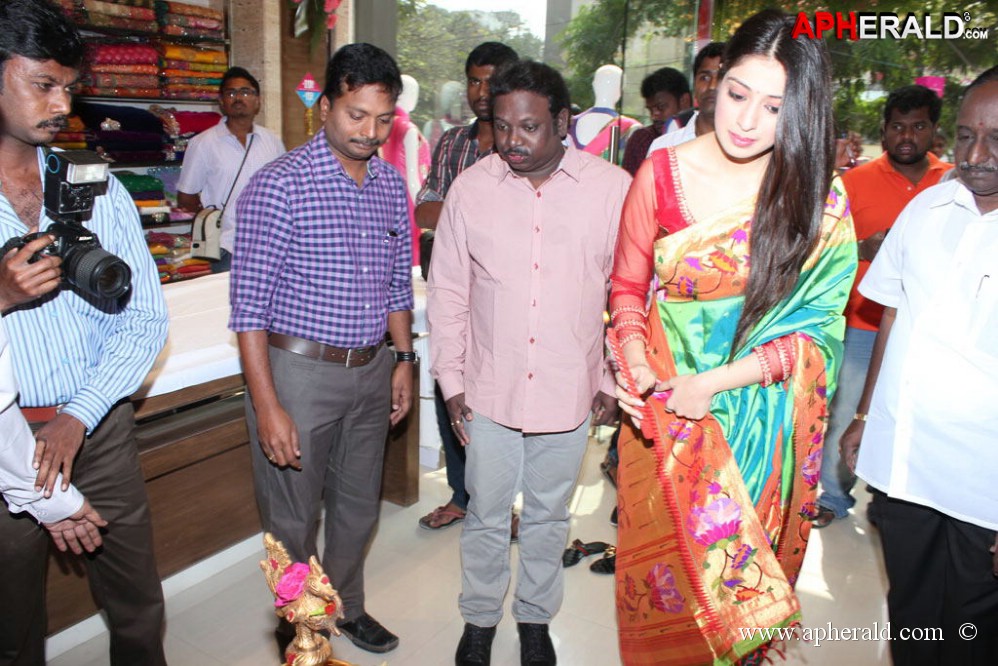 Lakshmi Rai Launches Shree Niketan Showroom