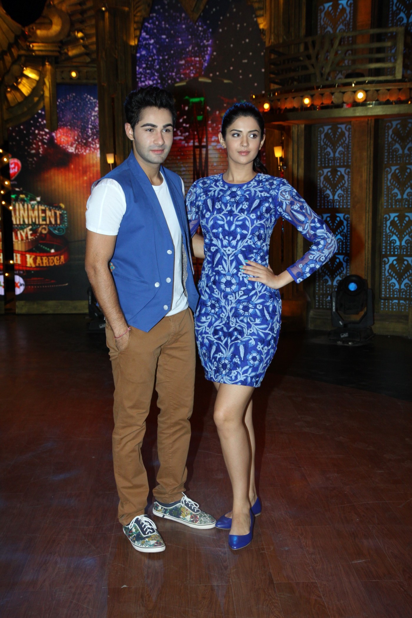 Lekar Hum Deewana Dil Team At Entertainment Ke Liye Kuch Bhi Karega