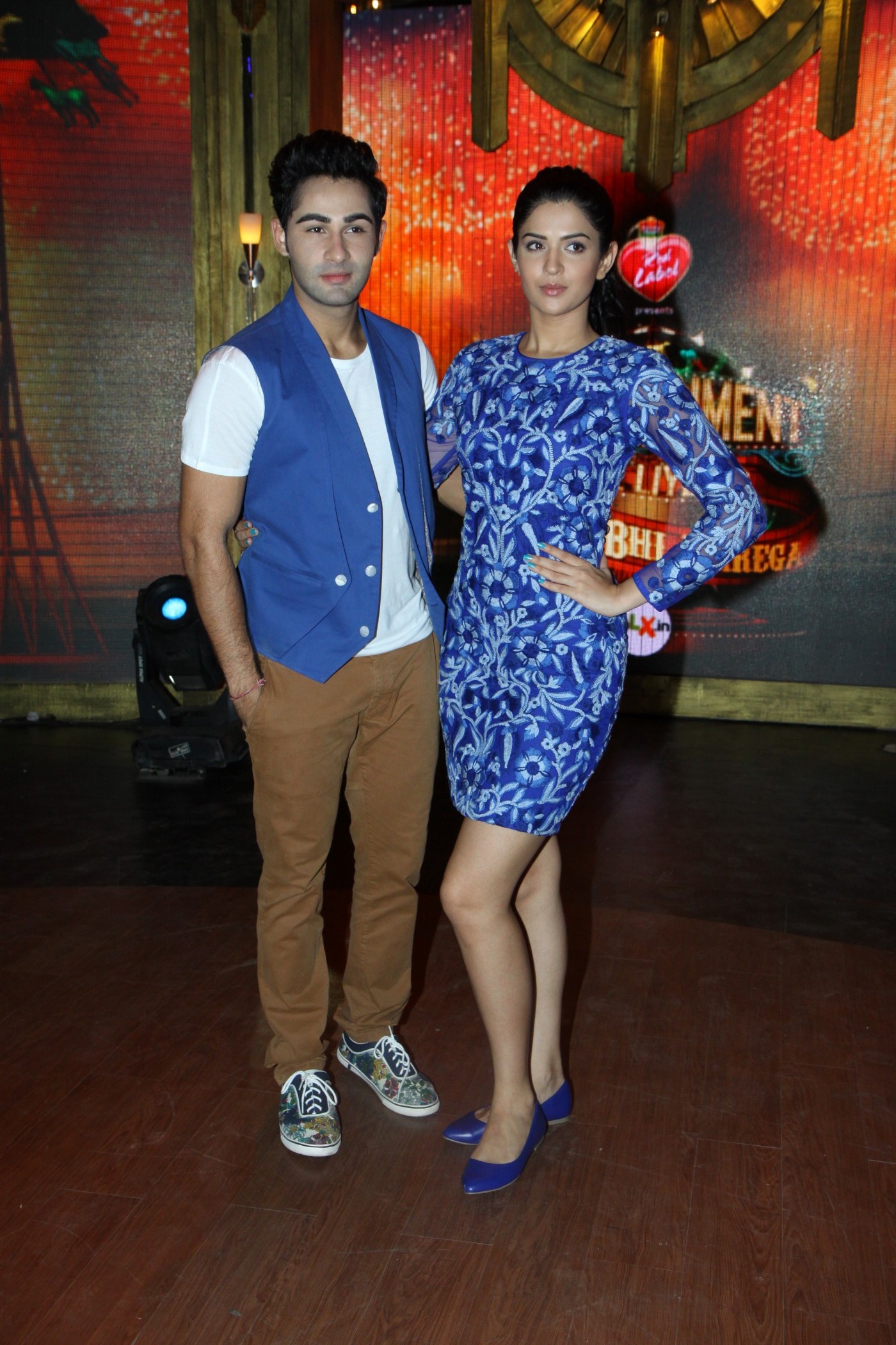 Lekar Hum Deewana Dil Team At Entertainment Ke Liye Kuch Bhi Karega