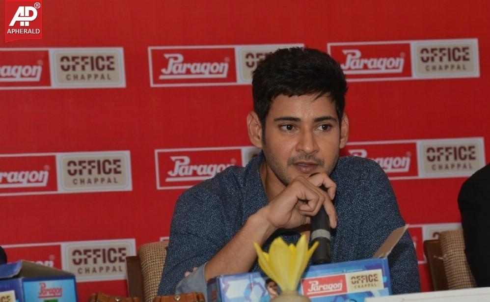 Mahesh at Paragon Cheppal Press Meet