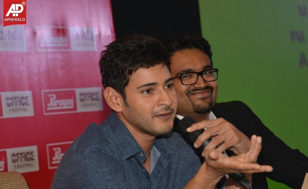 Mahesh at Paragon Cheppal Press Meet