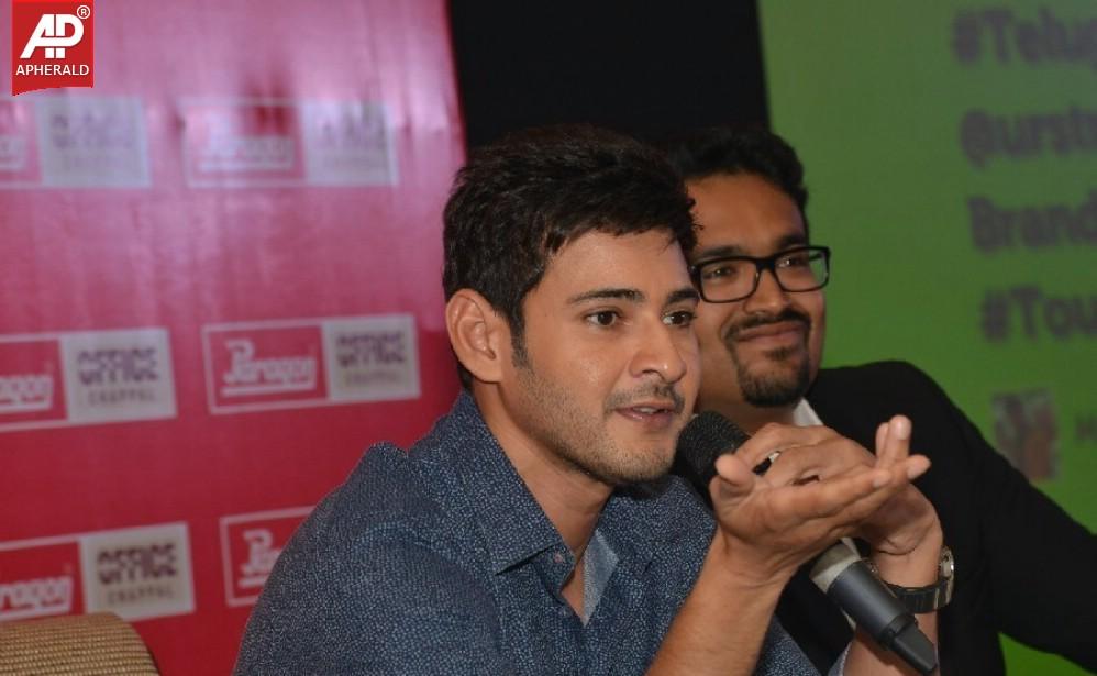 Mahesh at Paragon Cheppal Press Meet