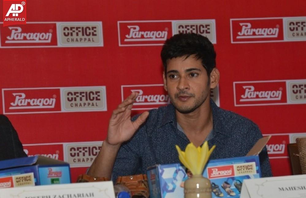 Mahesh at Paragon Cheppal Press Meet