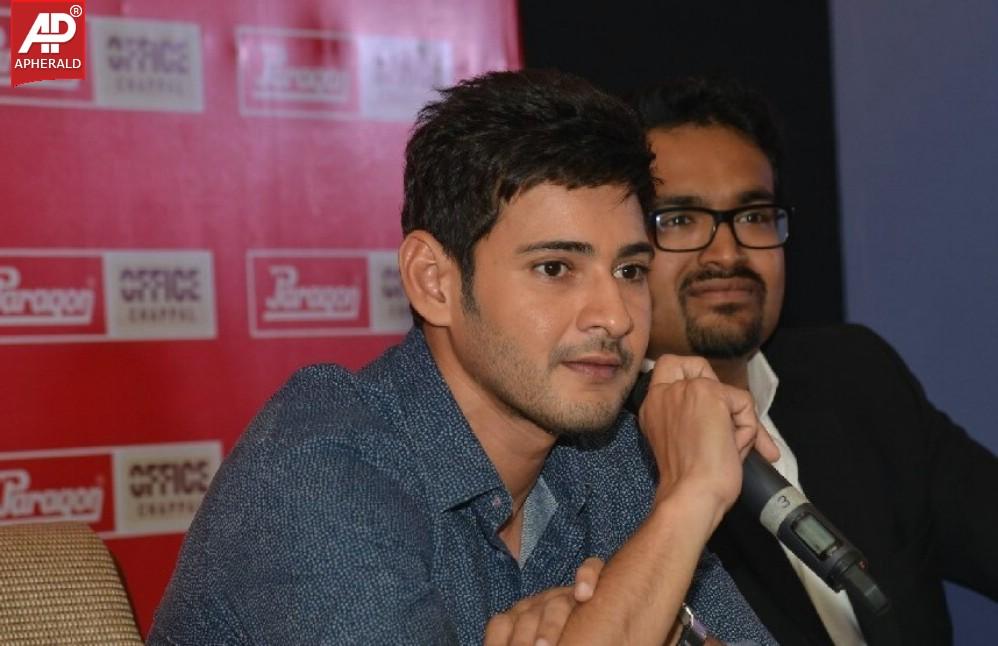 Mahesh at Paragon Cheppal Press Meet