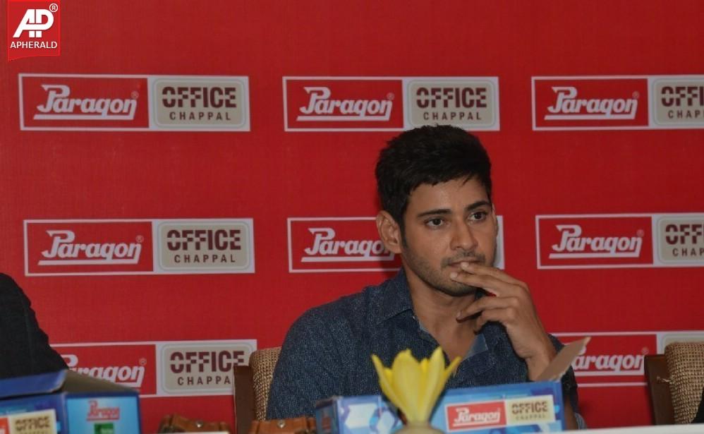 Mahesh at Paragon Cheppal Press Meet