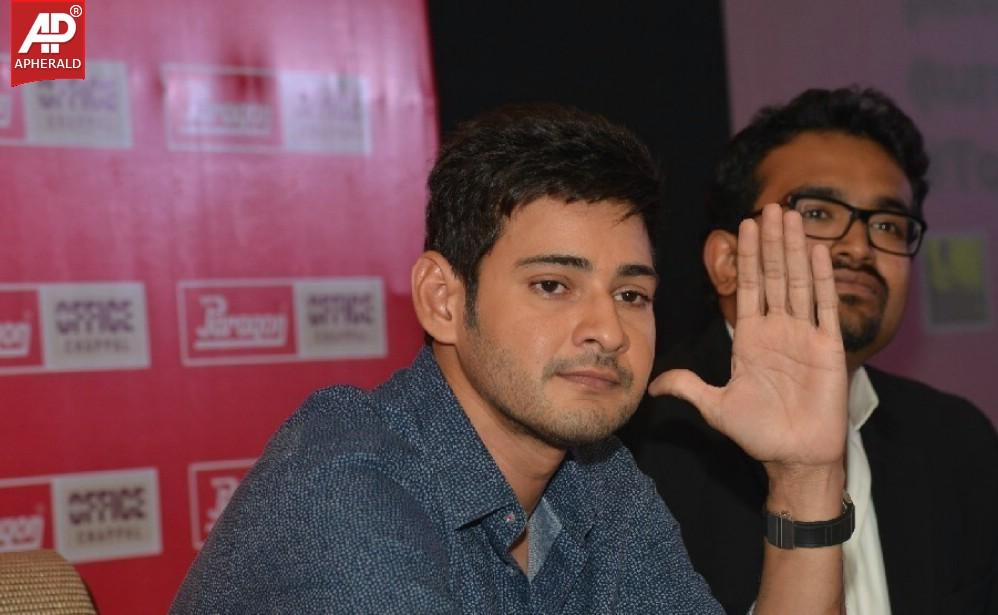 Mahesh at Paragon Cheppal Press Meet