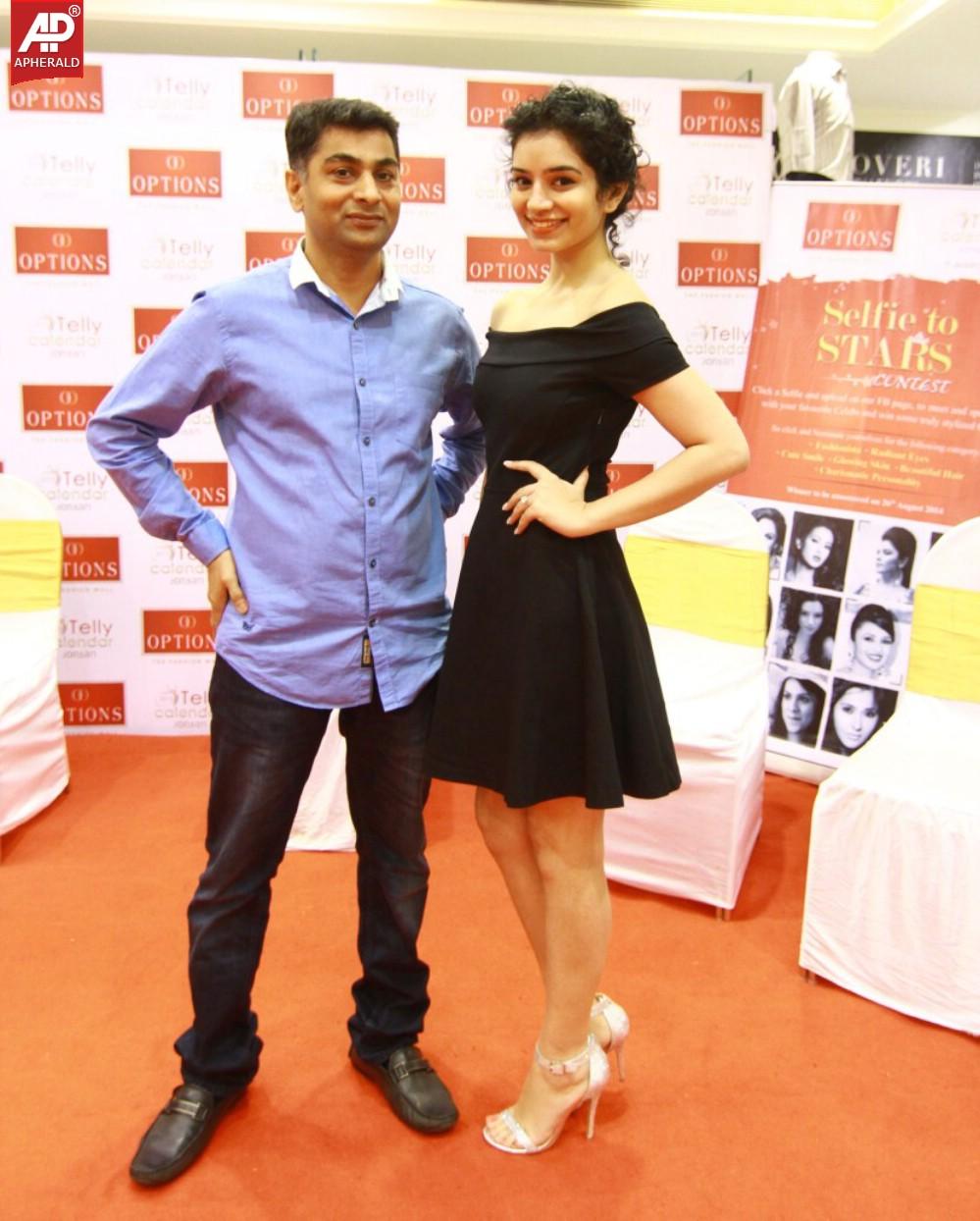 Tv Celebs Visit Option's Mall Before Telly Calender Shoot