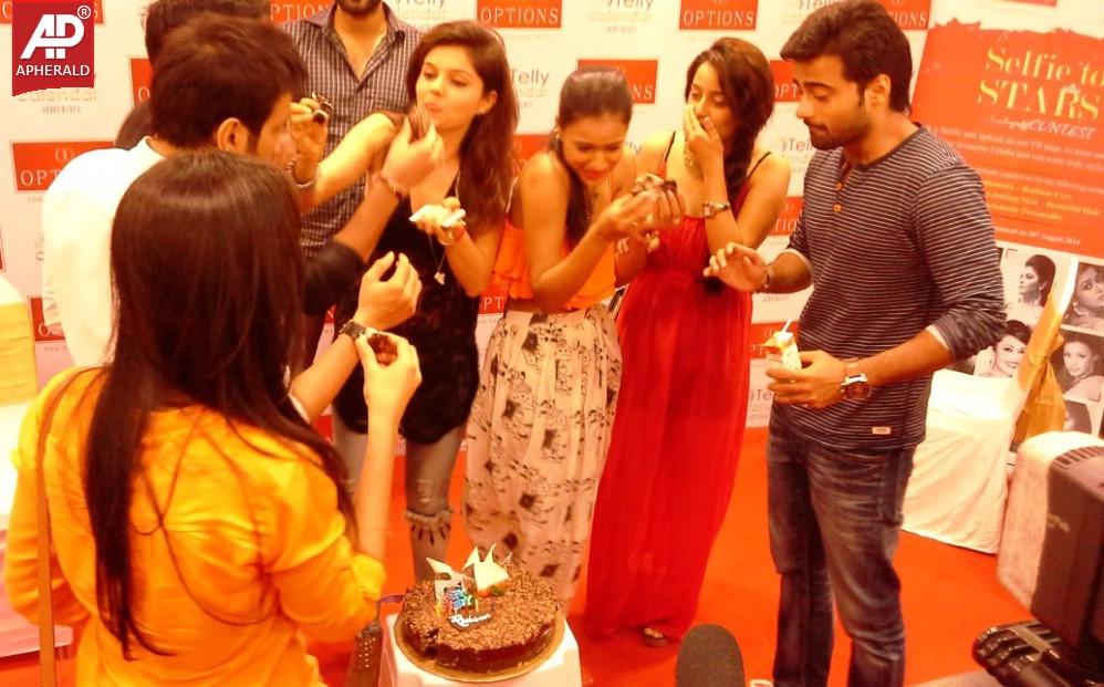 Tv Celebs Visit Option's Mall Before Telly Calender Shoot