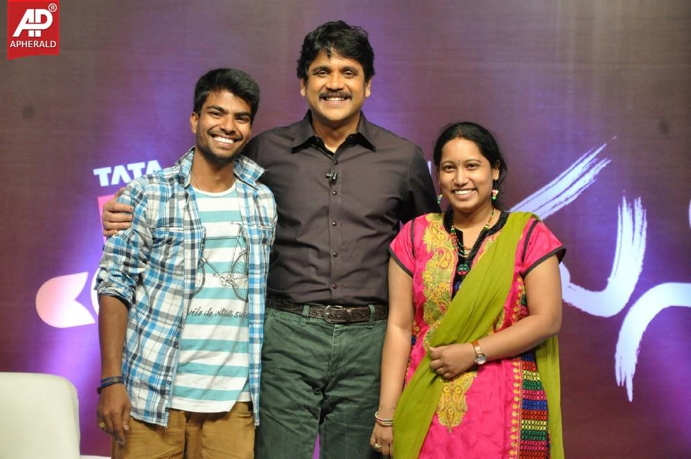 Manam Tata Docomo Contest Winners Meet Stills