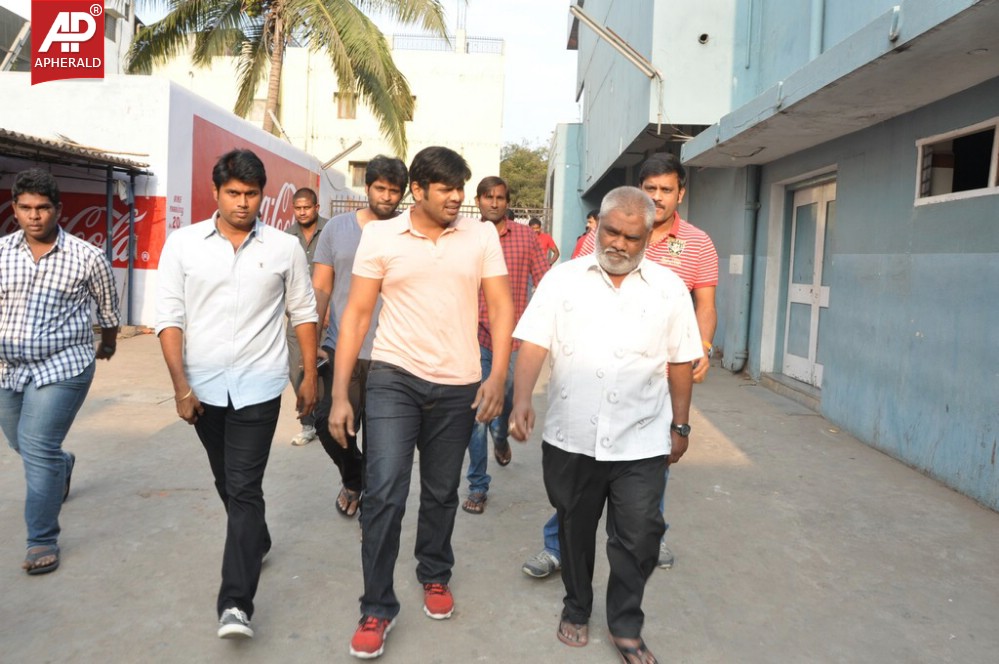 Manoj at shiva parvathi theatre stills