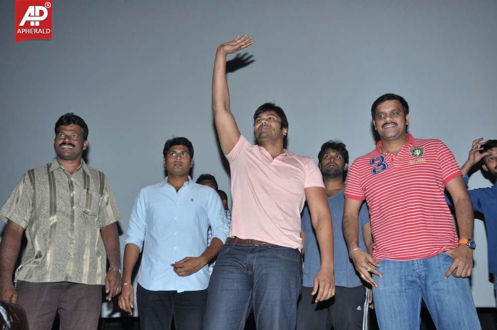 Manoj at shiva parvathi theatre stills