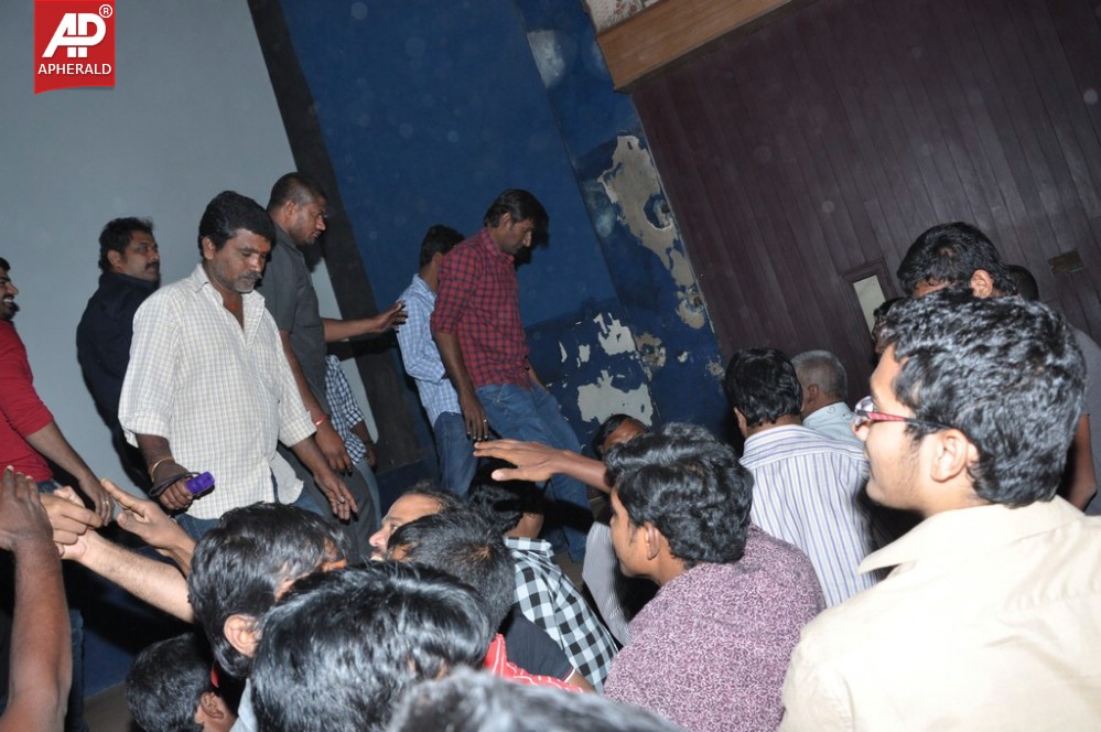 Manoj at shiva parvathi theatre stills