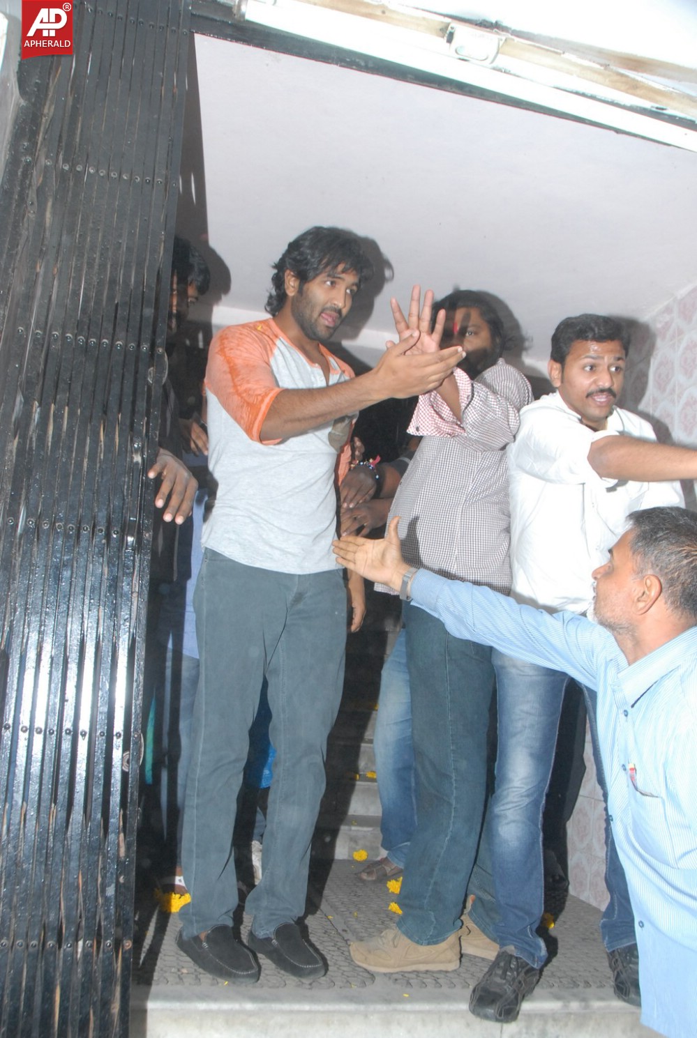Manoj at shiva parvathi theatre stills