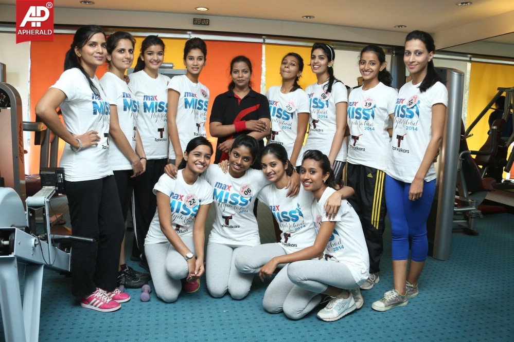 Max Miss Hyderabad Team at Talwalkars Photos