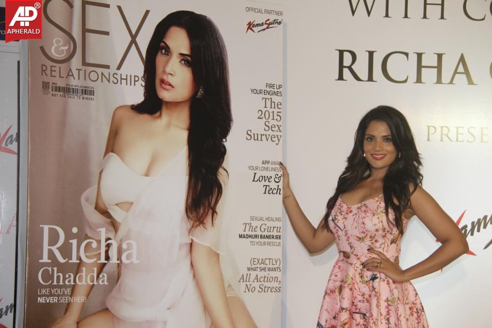 Richa Chadda At Maxim Kamasutra Magazine Lunch Pics