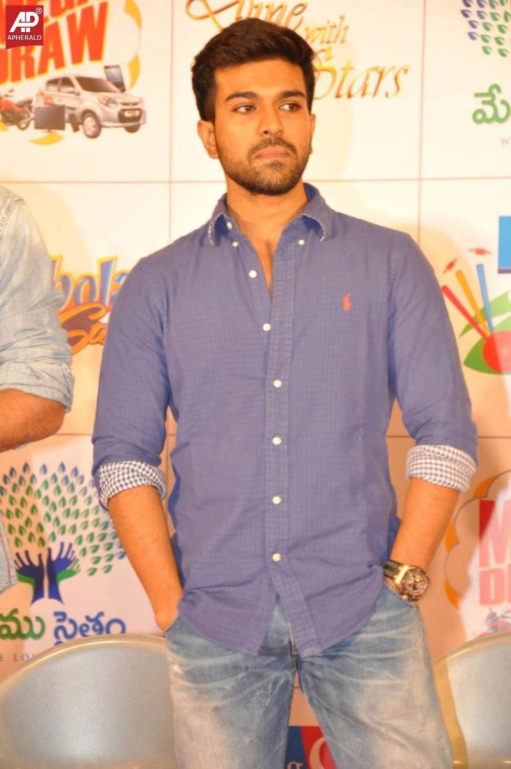 Memu Saitam Stars Cricket Curtain Raiser Images