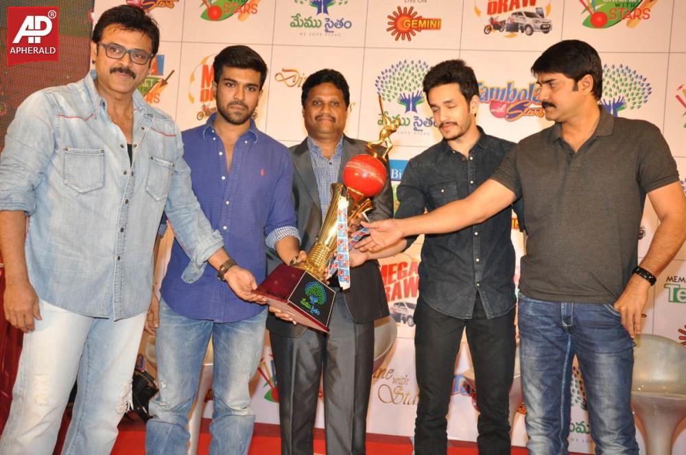 Memu Saitam Stars Cricket Curtain Raiser Images