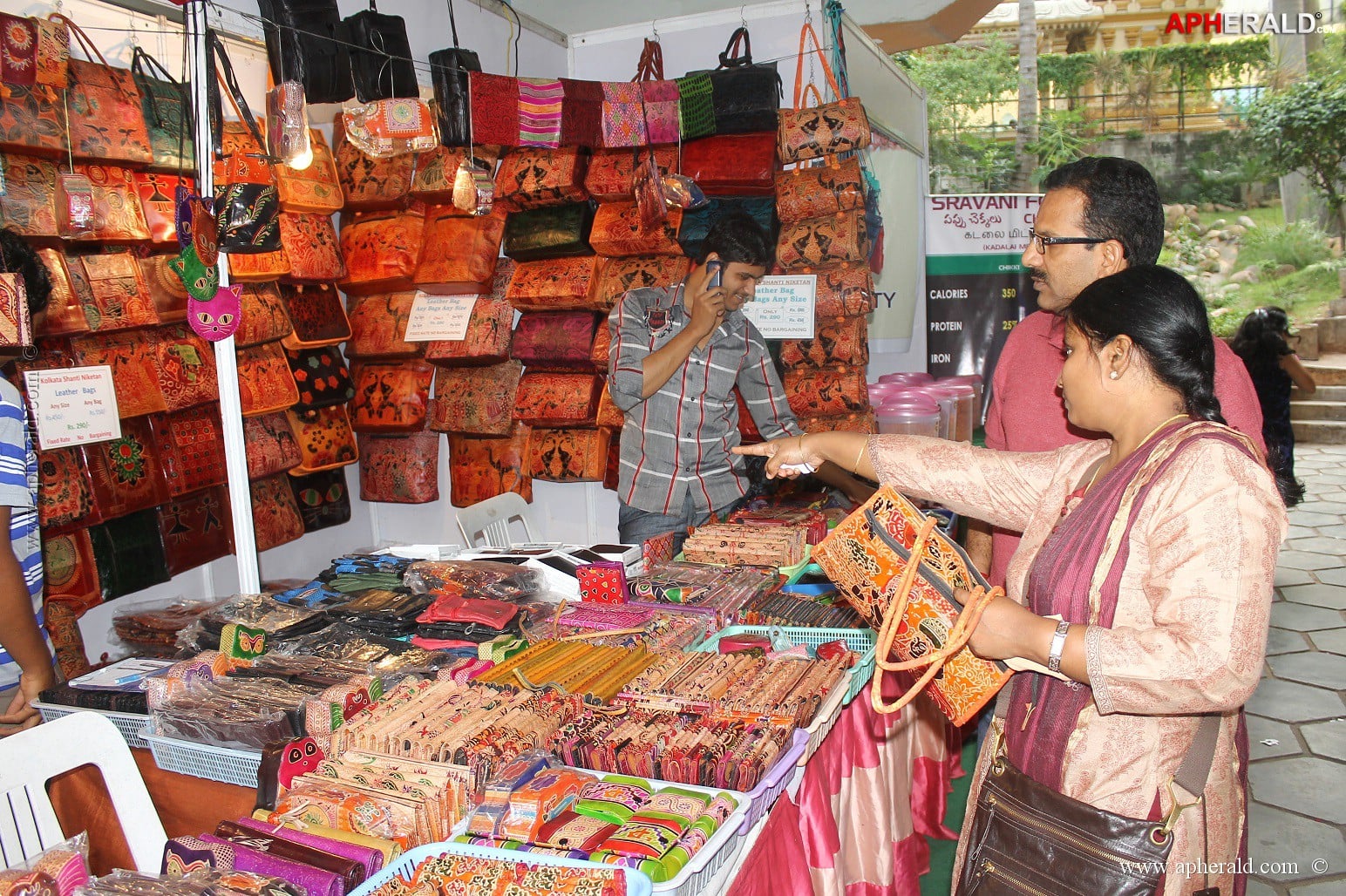 Mokshitha at SILK OF INDIA Exhibition