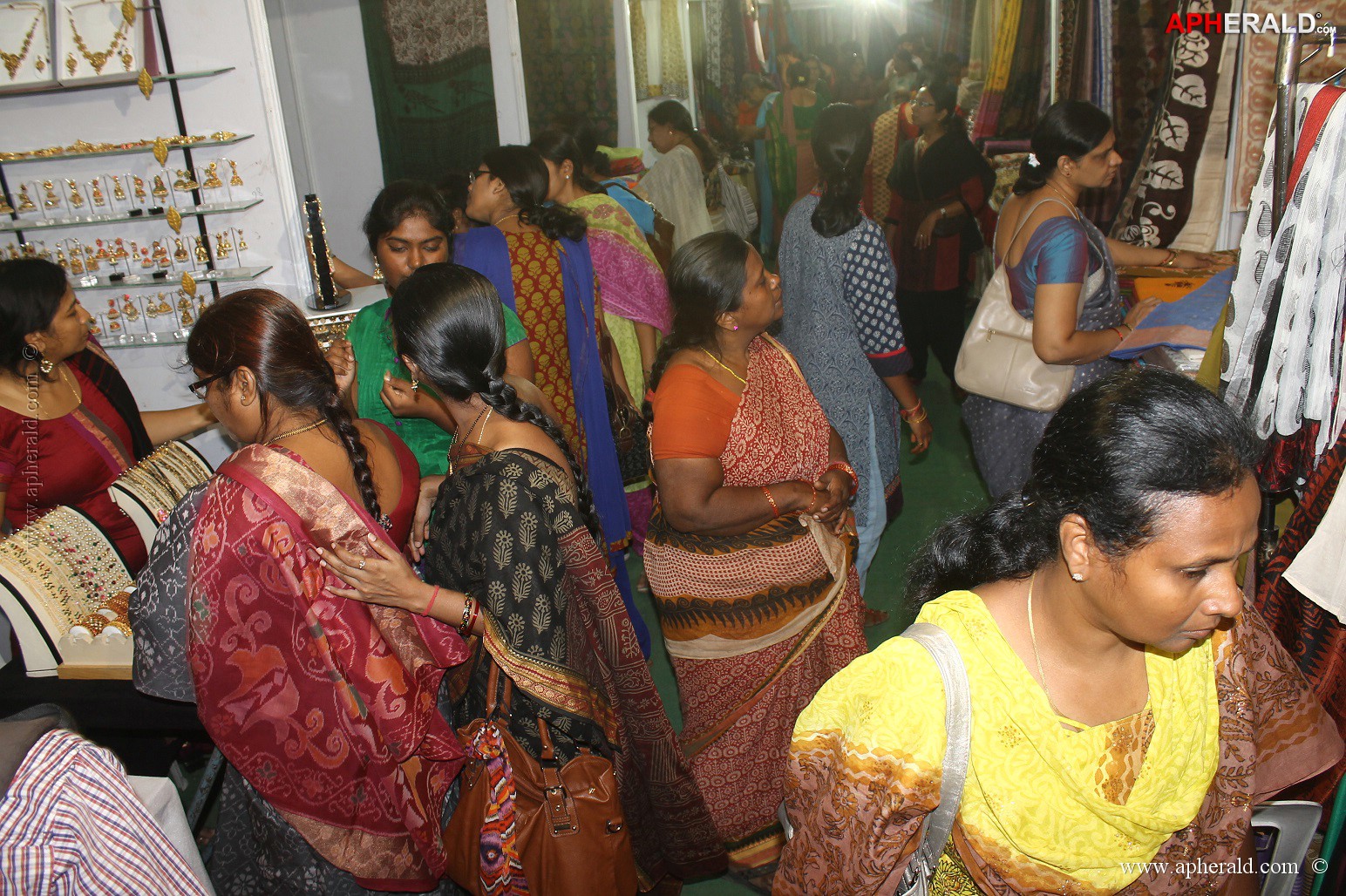 Mokshitha at SILK OF INDIA Exhibition
