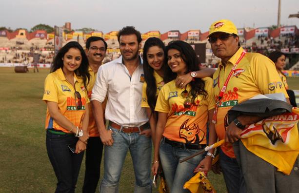 Mumbai Heroes Vs Chennai Rhinos Match Photos