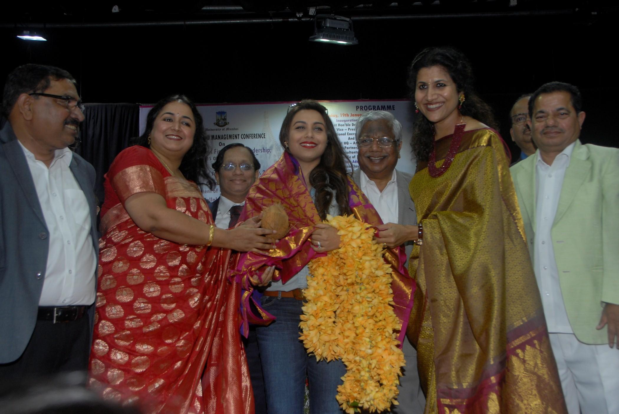 Mumbai University Felicitates Rani Mukherjee