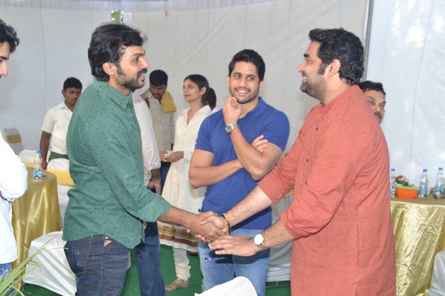 Nagarjuna and Karthi Multistarrer Movie Launch Photos