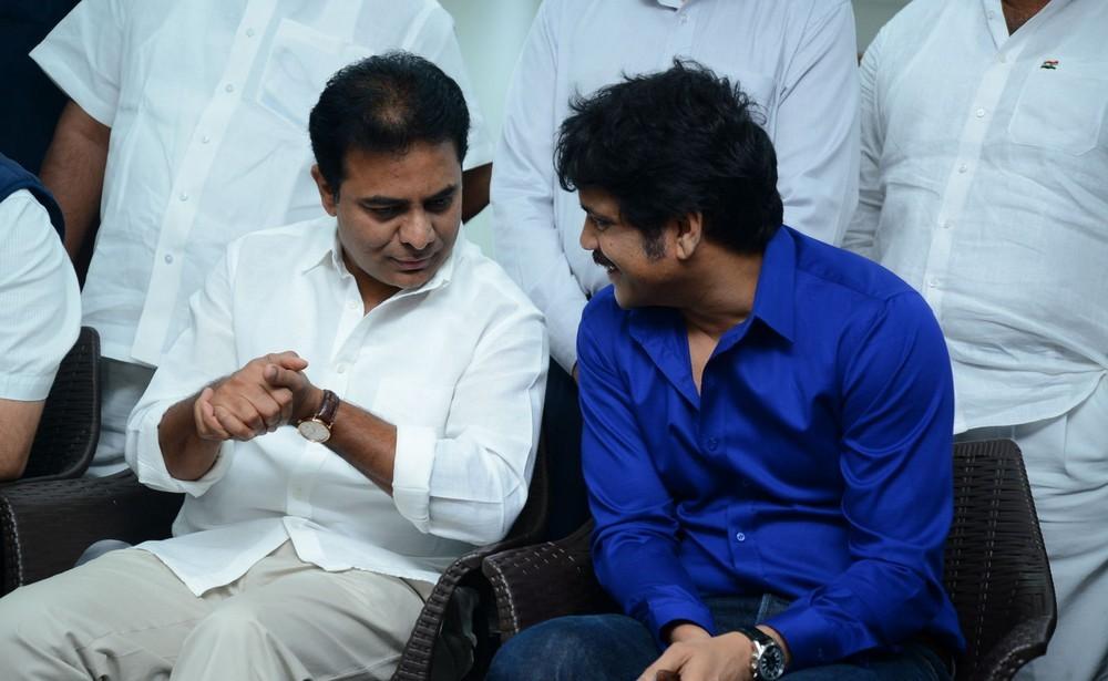 Nagarjuna and Ktr Launches Shooting Center