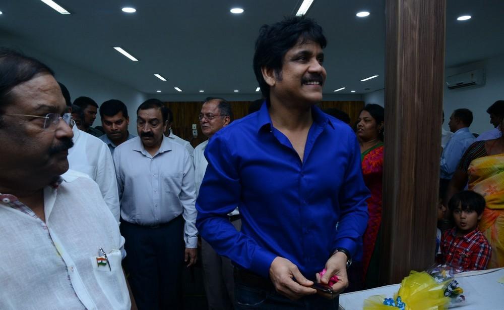 Nagarjuna and Ktr Launches Shooting Center