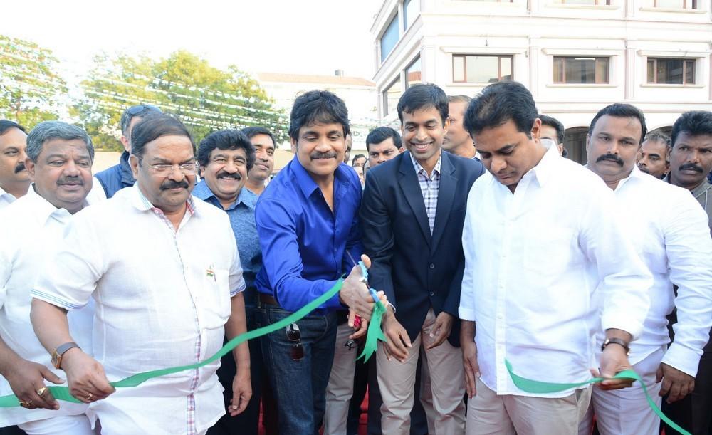 Nagarjuna and Ktr Launches Shooting Center