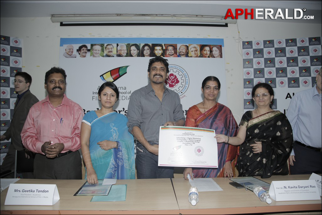 Nagarjuna at Aisfm n Jnafau Event