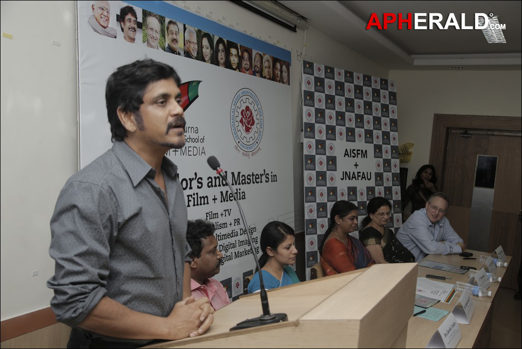 Nagarjuna at Aisfm n Jnafau Event