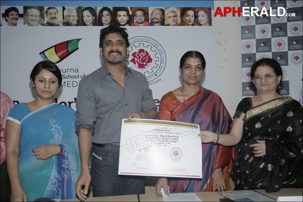 Nagarjuna at Aisfm n Jnafau Event