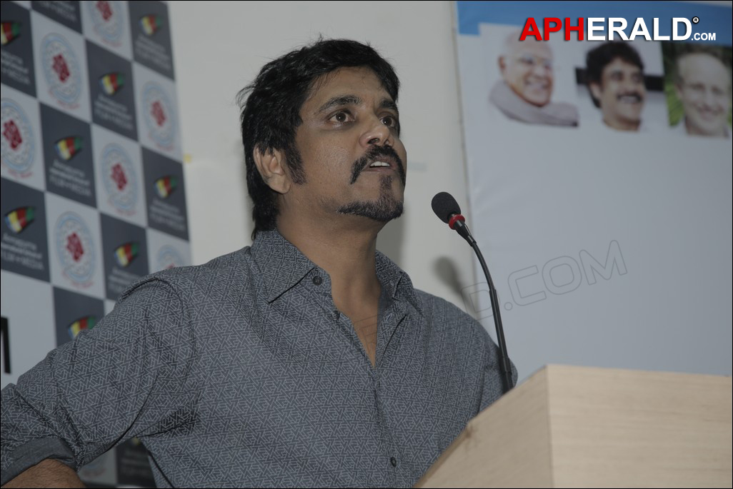 Nagarjuna at Aisfm n Jnafau Event