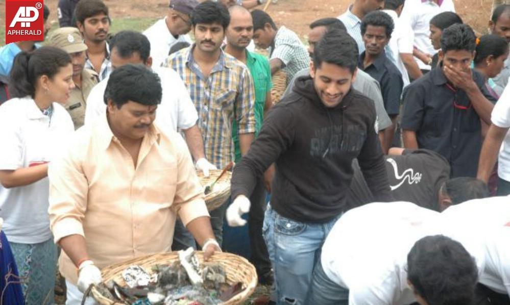 Nagarjuna Family Joins Swachh Bharat
