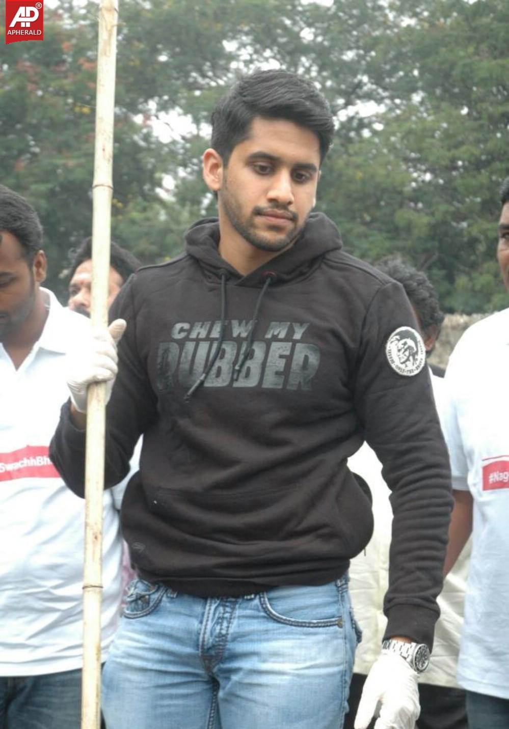 Nagarjuna Family Joins Swachh Bharat