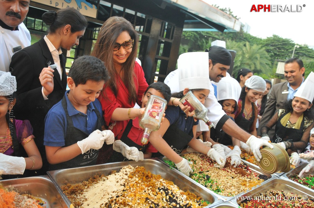 Namrata n Goutham at Cake Mixing Event