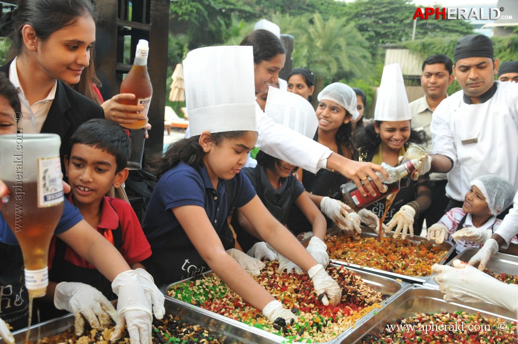 Namrata n Goutham at Cake Mixing Event