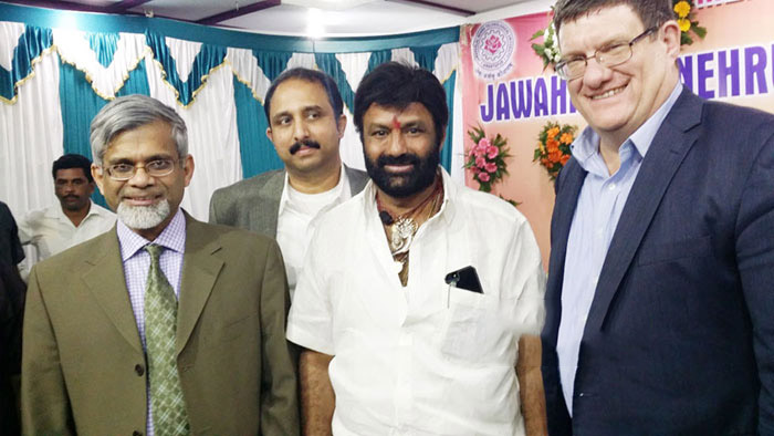 Nandamuri Balakrishna Photos With Chicago State University Team