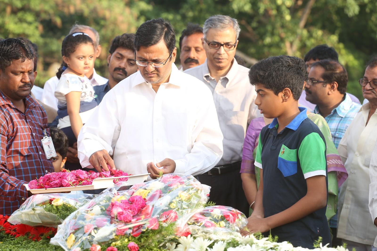 Nandamuri Family at NTR Ghat