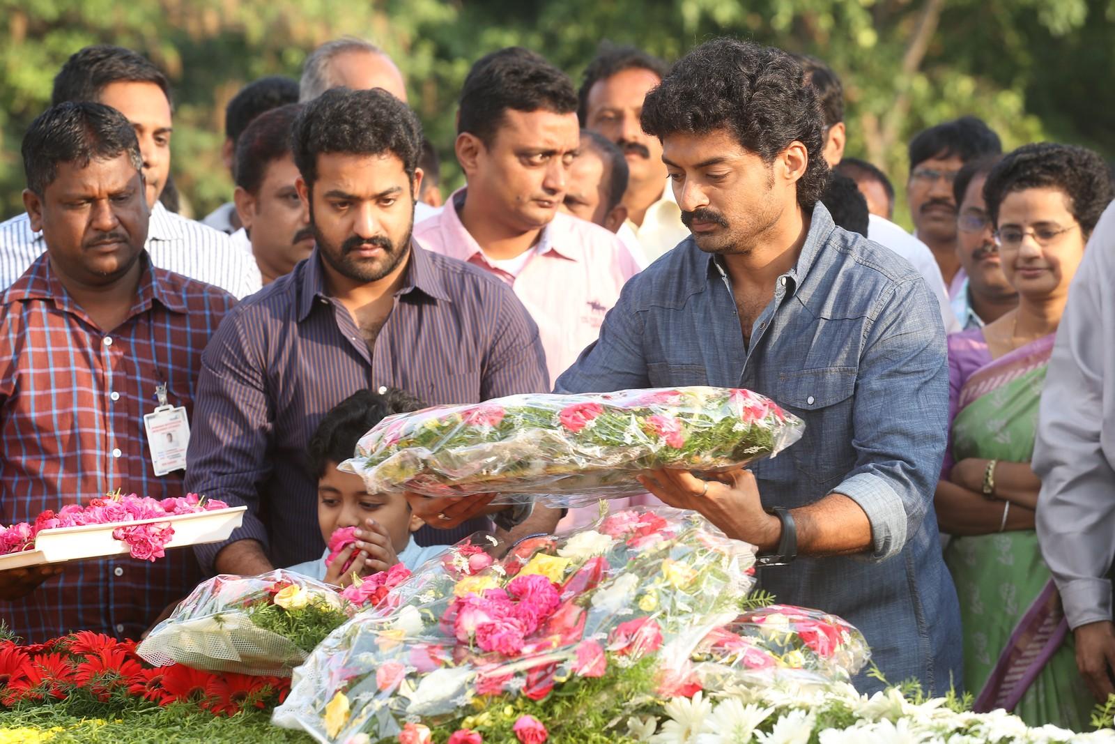 Nandamuri Family at NTR Ghat