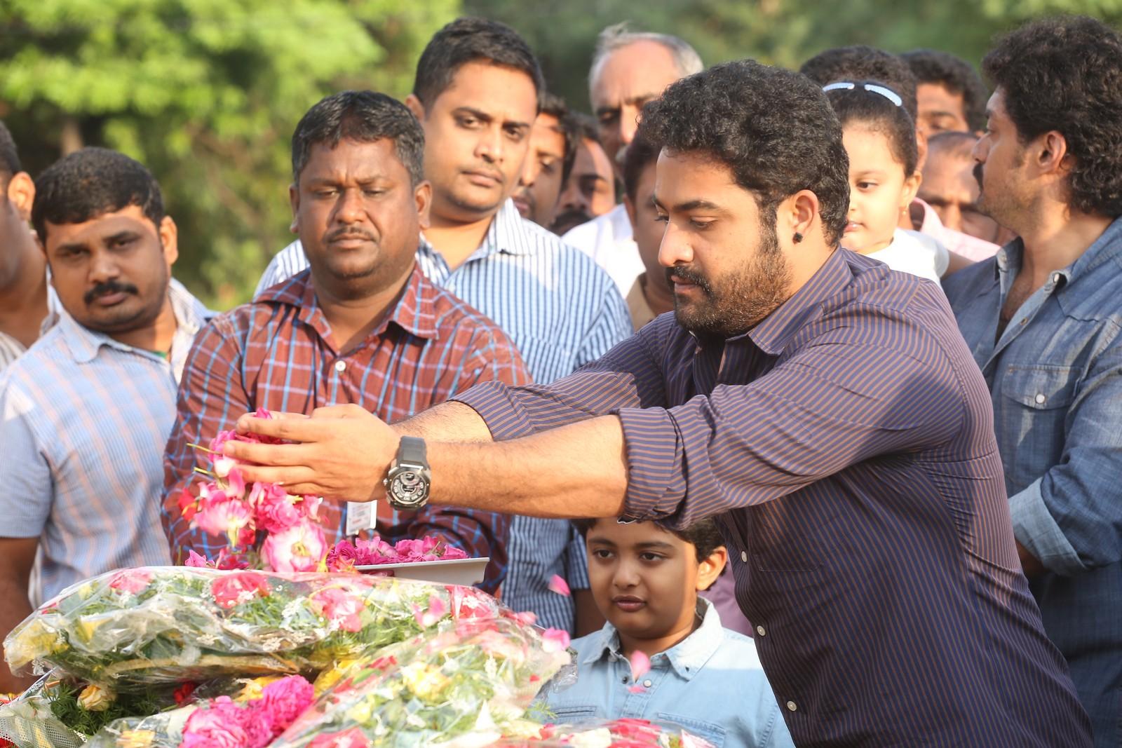 Nandamuri Family at NTR Ghat